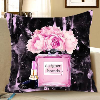 China Brand Portable Luxury Cushion Covers Throw Pillow Case Cover 18x18 Inch 3D Print For Sofa for sale