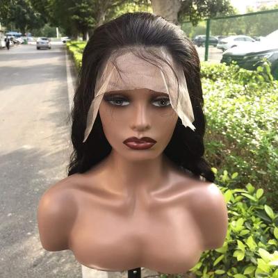 China Pre Plucked Free Shipping Natural Hairline Kylee Hair Body Wave Lace Front Wig for sale