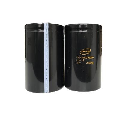 China 400V 6800uf 8200uf 10000uF CECTN capacitor 2000hours 5000hours capacitor -10%~+30% for sale