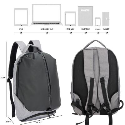 China With USB Designer Casual Daily Backpack With USB Gym Left Fill Outdoor Lightweight Backpack With Bottom Shoe Compartment for sale