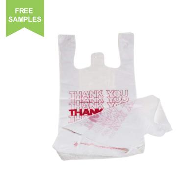 China Barrier Embossing HDPE Biodegradable Plastic Shopping Carry On Polythene Carrier Bags for sale