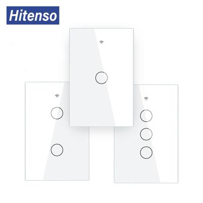 China Push button/Timing/APP/Voice Alexa Google Eu pir smart hotel wall sconces with onoff switch for sale