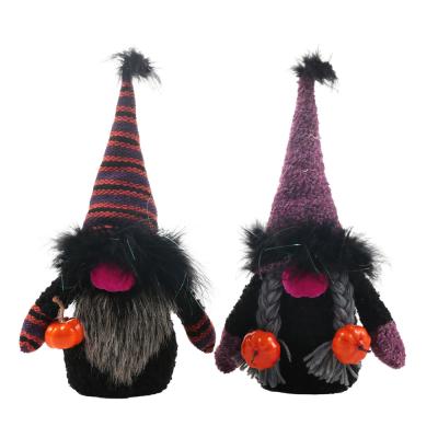 China 2021 New PP Cotton Halloween Pumpkin Faceless Doll Cloth And Fabric Stuffed Faceless Gnomes Gnomes Decoration Home Supplies Halloween Party for sale