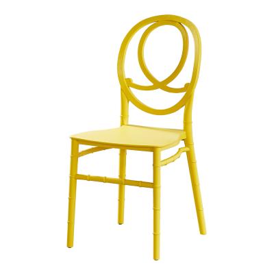 China Wholesale New Design Antique Transparent PP Mid Century Dining OK Shape Chair for sale