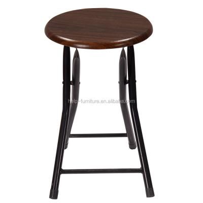 China Round Folding Folding Step Stool With MDF Board And PVC Surface for sale