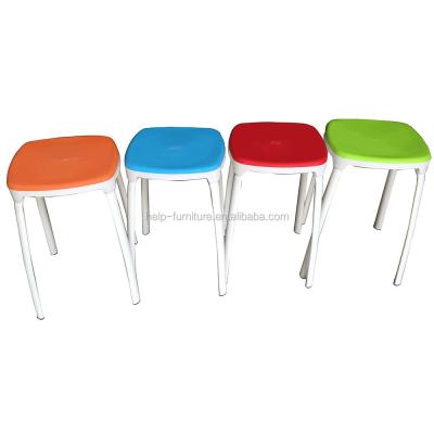 China Cheap Plastic Storage PP Foot Stools for sale