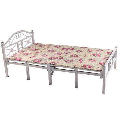 China Factory Metal Extendable Single Folding Bed with Factory Price for sale