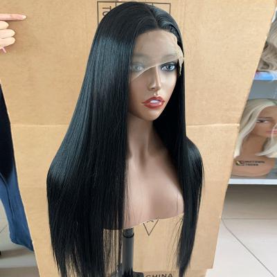 China Tangled Colored Women Frontal Wigs Good Quality African Brazilian Synthetic Hair Free Accessories for sale