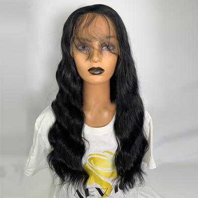 China Factory Supply HD High Quality Barely Shedding Thick Smooth Soft Swiss Heat Resistant Premium Lace Front Synthetic Wigs for sale