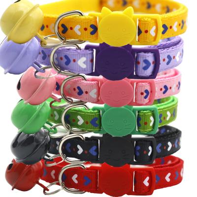 China 2021 Colorful Adjustable Pet Collar Accessories Safe Viable Dog Cat Bells Detachable Collar Accessories for sale