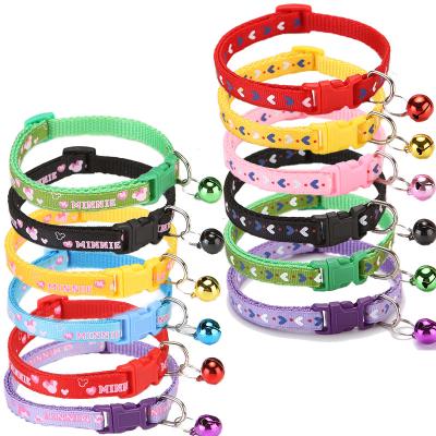 China Best Viable Low Price Pet Patch Bell Collar Cat Dog Collar Pet Love Arrow Collar From China for sale