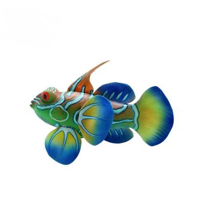 China Viable Hot Popular Decorations Aquarium Aquatic Plants Accessories Landscaping Rock Garden Shell Simulation Fish for sale