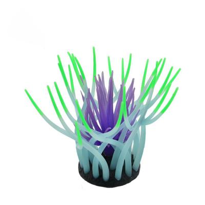 China Aquarium Accessories Decorations Aquatic Plant Simulation Sustainable Plant Thousand Hands Anemone for sale