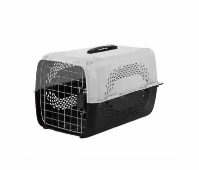 China Portable Air Transport Pet Cat Viable Air Box Dog Cage Pet Check Box Pet Cat Out Of The Box Suitcase for sale