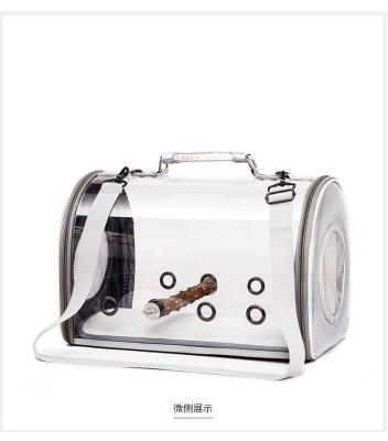 China Stored New Pet Handbag Transparent Pet Space Bag Parrot Outlet Bag Pet Supplies for sale