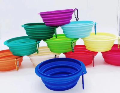 China Viable Factory Wholesale Folding Bowl Outdoor Portable Telescopic Pet Bowl for sale