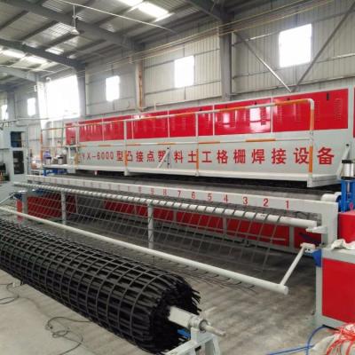 China Geogrid Ultrasonic Welding Automatic PET Strips Production Line for sale