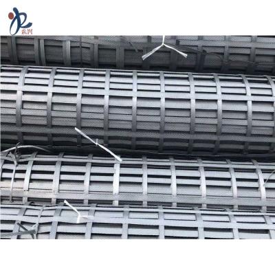 China High Tensile Ultrasonic Welding PP Geogrid 55/55KN Tensile Strength for sale