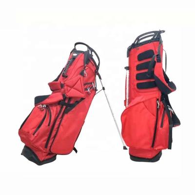 China Custom Nylon Leather Golf Club Bag for sale