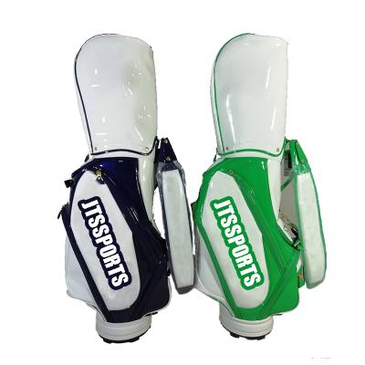 China PU 9.5 Inch Waterproof Custom Leather PU Golf Course Bag for sale