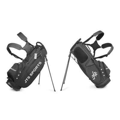 China Portable PU Golf Bracket Bag Men Women With Lightweight Bracket Support Pad Club Holder Bags for sale