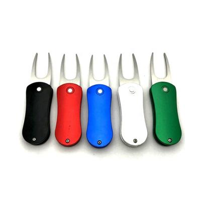 China Colorful Zinc Alloy Bulk Metal Golf Digging Tool With DIY Marker for sale