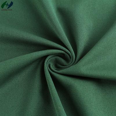 China Fashionable and comfortable Shrink-resistant plain dyed 55/45 cotton polyester jersey knitted fabric for t-shirt for sale