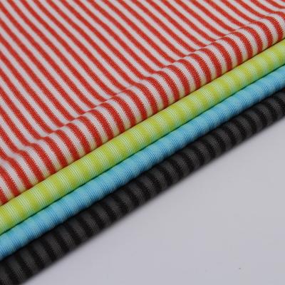 China Good Quality Stretch Shrink-Resistant Scratch Knitted Cotton Polyester Jersey Fabric Stock Lot For Shirt for sale