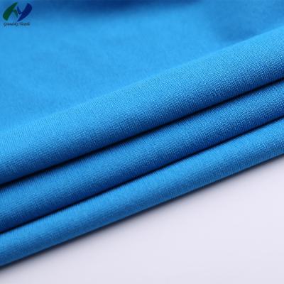 China Factory High Quality Rib Texture Comfortable And Low Elasticity Warp Shrink-Resistant Knitting 30 Poly 70 Cotton Fabric For T Shirt for sale