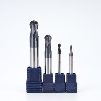 China CNC Process Carbide Milling Cutter Ball Nose End Mills Cut Mill Carbide End Mill CNC Cut Carbide Bit Cutter for sale