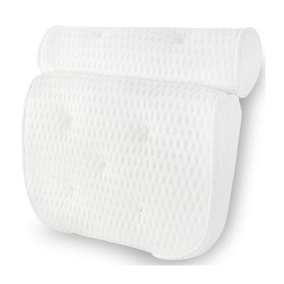 China 2021 Sustainable New Products Bath Pillow Ergonomic With Back A Universal Spa Bath Pillow for sale