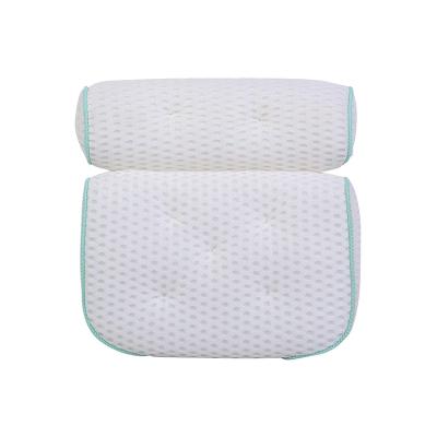 China Sustainable Hot Sale Professional Luxury Spa Bath Soft Home Pillow With Suction Cups for sale