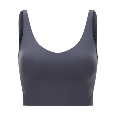 China 2021 Hot Selling Soft Yoga Fitness Women's Sports Seamless Bra High Impact Comfortable Running Yoga Bra for sale