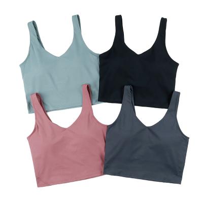 China Wholesale Price Soft Comfortable Women's Sports Yoga Bra Comfortable Fit High-Grade Quality Skin-friendly for sale