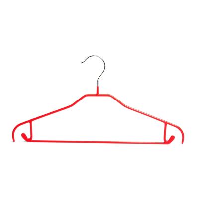 China Durable Wholesale Plastic Stainless Steel Hangers With PVC Coated for sale