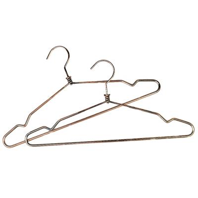 China Eco-friendly material and Anti-slip copper custom outside non-slip display PVC coated hanger for bra clothes for sale