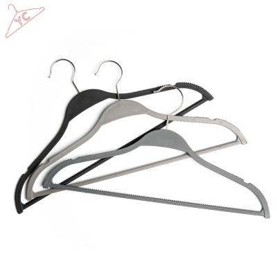 China Durable plastic raw material hanger with custom printing logo holder for sale