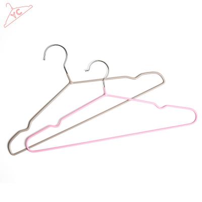 China Durable Metal Pants Hangers Jeans Pants Hangers With Non Slip PVC Coating for sale