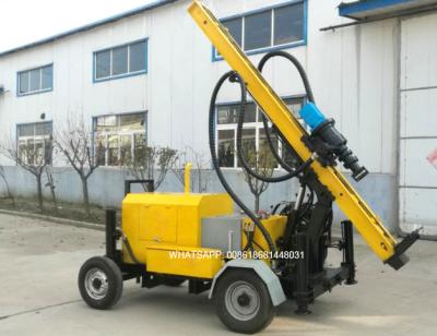 China 150m Portable DTH Bit Rock Bore Well Drill Rig Water Borehole Drilling Machine for sale