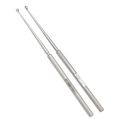 China ENT Minimally Invasive Surgical Male Ear Curette For Otoscope With Double Head for sale