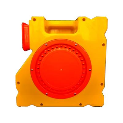 China 950W Small Size Strong Inflatable Bounce House Blower Flame Retardant Plastic Shell for sale