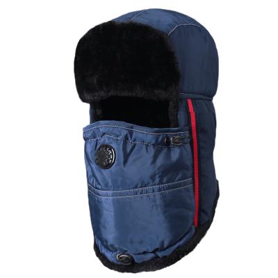 China Women Waterproof Outfit Custom Winter Outdoor Warm Thicken Ski Police Field Fur Trooper Hat Earflap Trapper Hats Russian Snow for sale