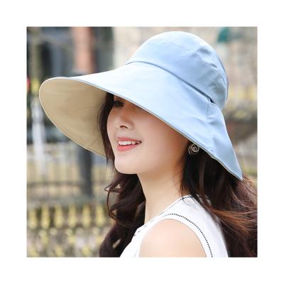 China Japanese Style Big Brim Summer Hat Breathable All-matching UV Protection Sunshade Sunshade Hat Female Foldable Sunscreen Hat for sale