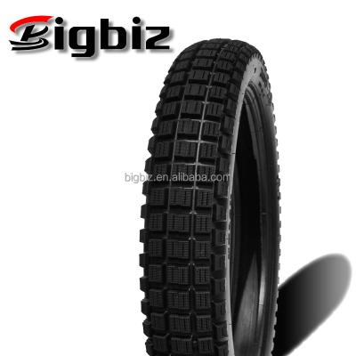 China Natural Rubber Rear Motorcycle Tires , Brand 3.50-19 2.25-19 Motorcycle Tire for sale