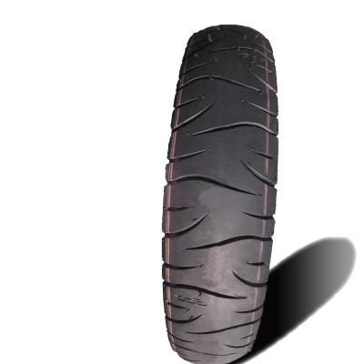 China Popular Natural Rubber Road Pattern Black 80/90-17 Motorcycle Tire For Road for sale