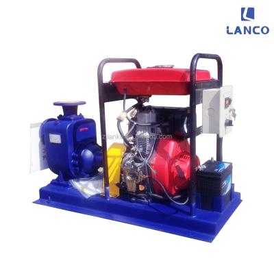 China 6 Inch Self Deal Water Priming Diesel Driven Waste Water Pump for sale