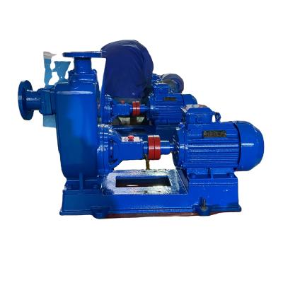 China Blockless Wastewater Treatment Self Sludge Blockless Solid Handling Priming Pump 2 Inch For Garbage Waste Water Treatment for sale