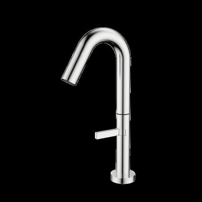 China New Design Metered Faucets With Popular Color Bathroom Mixer Tap 304 Stainless Steel Basin Faucet for sale