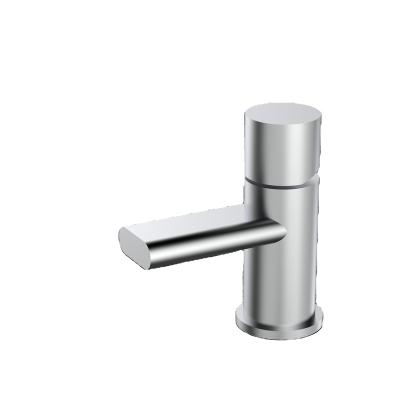 China Metered Finished Short Taps Bathroom Body Stainless Steel Mixer Water Chrome Basin Faucet for sale