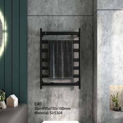 China Heater Grade Quality Electric Towel Rail Bathroom Heated Bathroom Rail With Switch Towel Rack Heater for sale